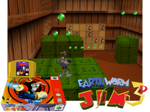 Earthworm Jim 3D (USA) Cover